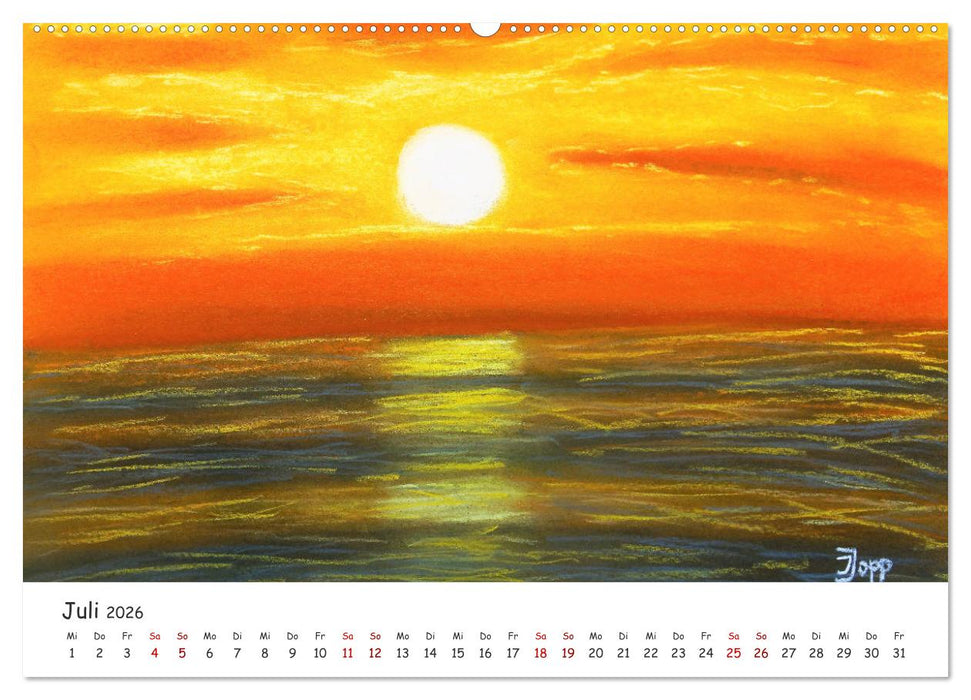 Urlaubsstimmung für das ganze Jahr (CALVENDO Premium Wandkalender 2026)