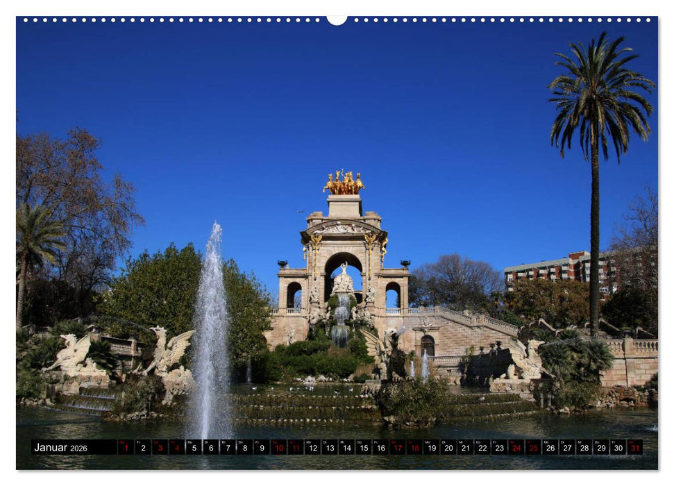 Barcelona - Stadt des Modernisme (CALVENDO Premium Wandkalender 2026)