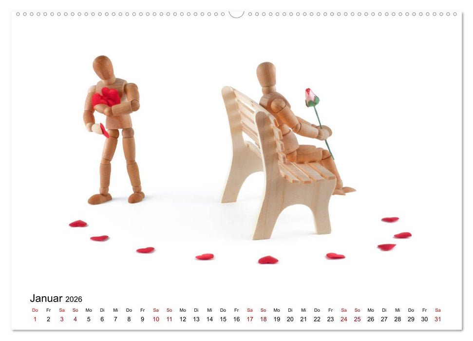 Und immer wieder mit Liebe (CALVENDO Wandkalender 2026)