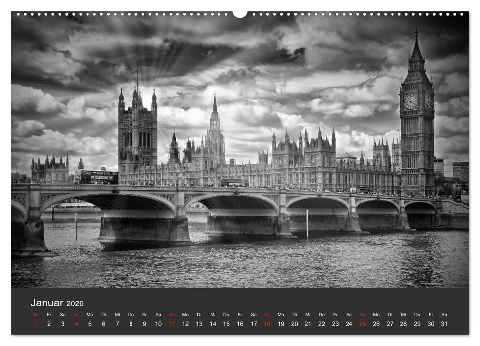 URBANE FOTOGRAFIE Zwölf klassische Impressionen (CALVENDO Premium Wandkalender 2026)