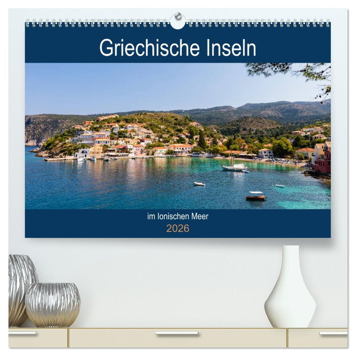 Griechische Inseln im Ionischen Meer (CALVENDO Premium Wandkalender 2026)