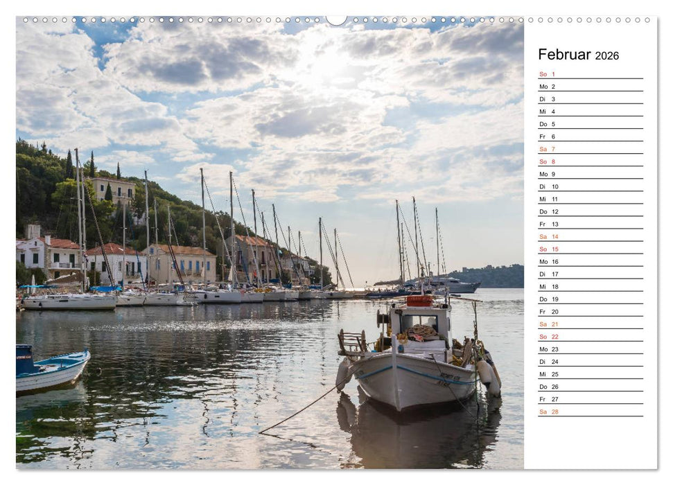 Griechische Inseln im Ionischen Meer (CALVENDO Premium Wandkalender 2026)