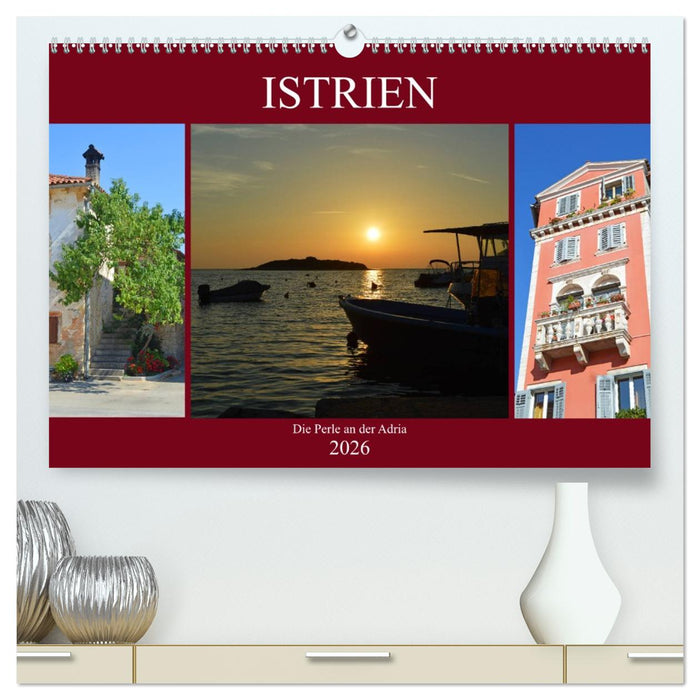 Istrien - Die Perle an der Adria (CALVENDO Premium Wandkalender 2026)