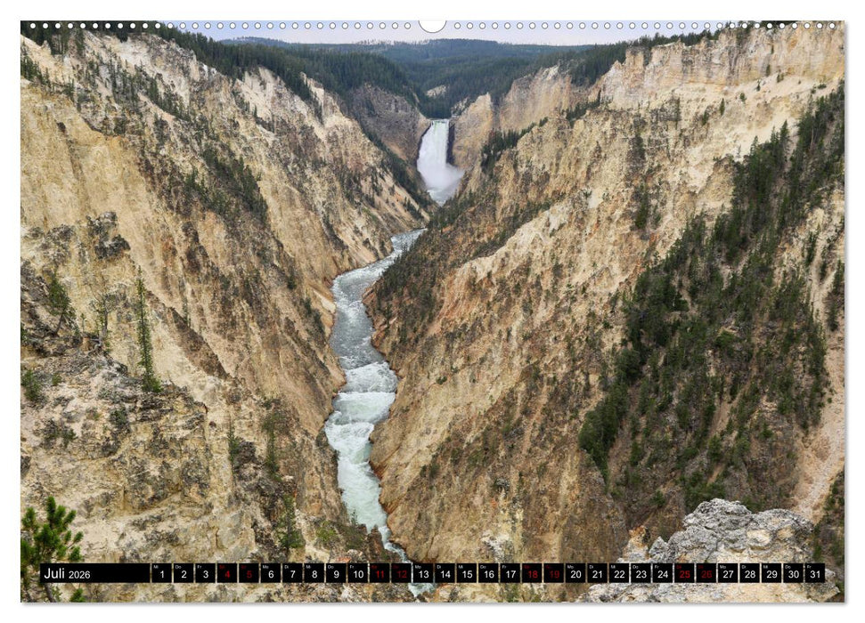 Wunderwelt Yellowstone 2026 (CALVENDO Premium Wandkalender 2026)