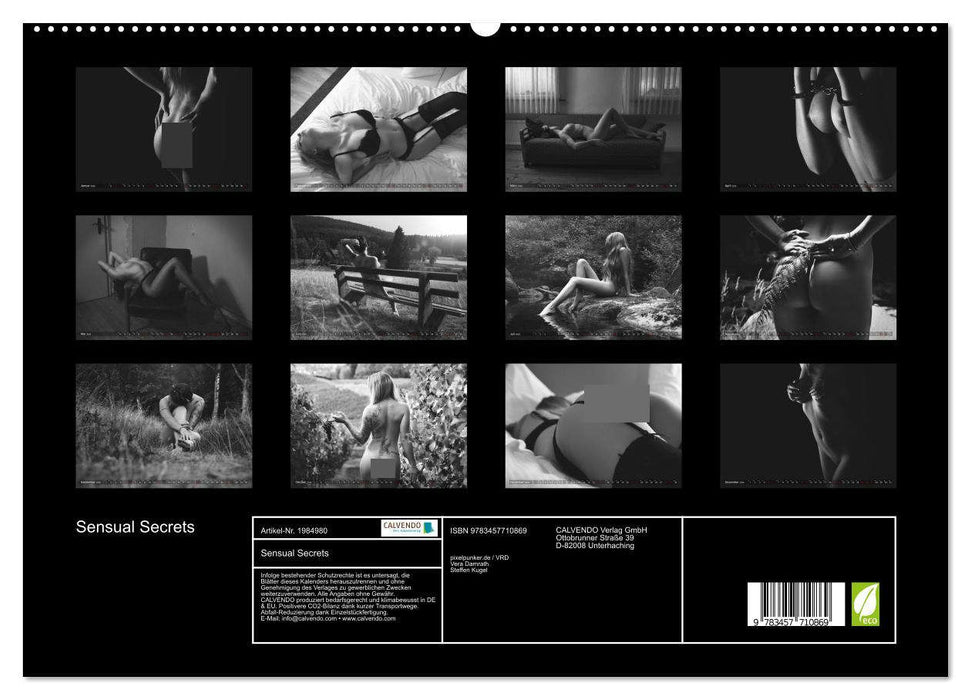 Sensual Secrets (CALVENDO Premium Wandkalender 2026)