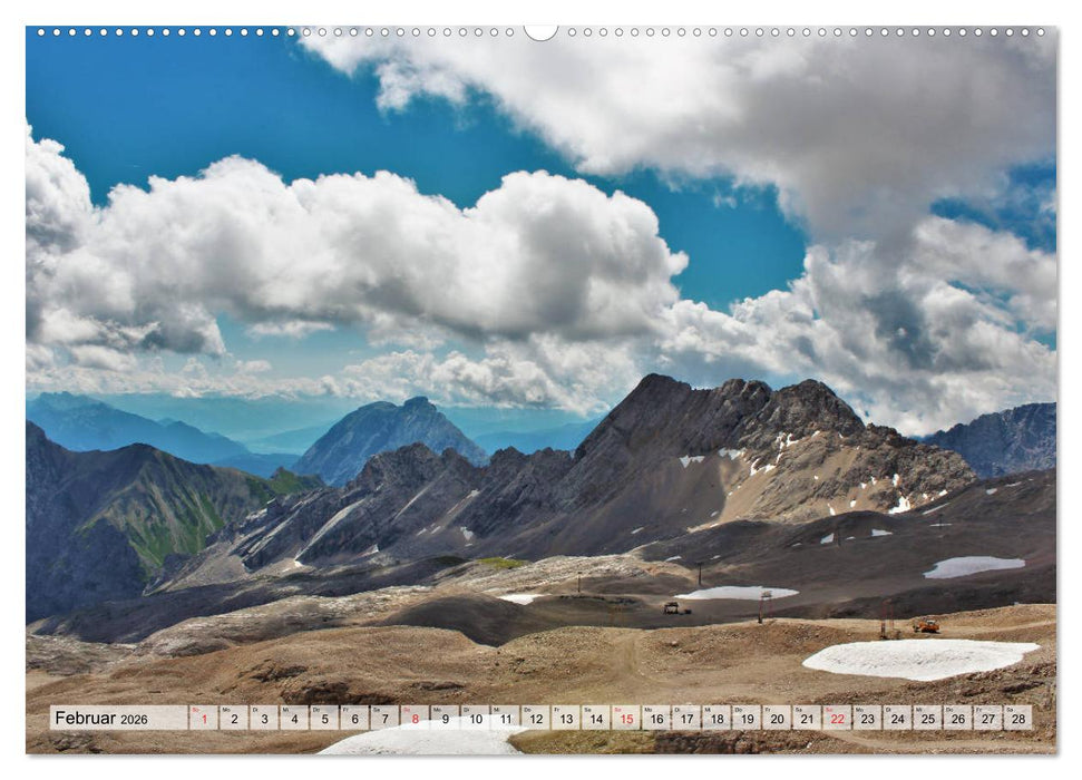 Zugspitze - Der höchste Berg Deutschlands (CALVENDO Premium Wandkalender 2026)