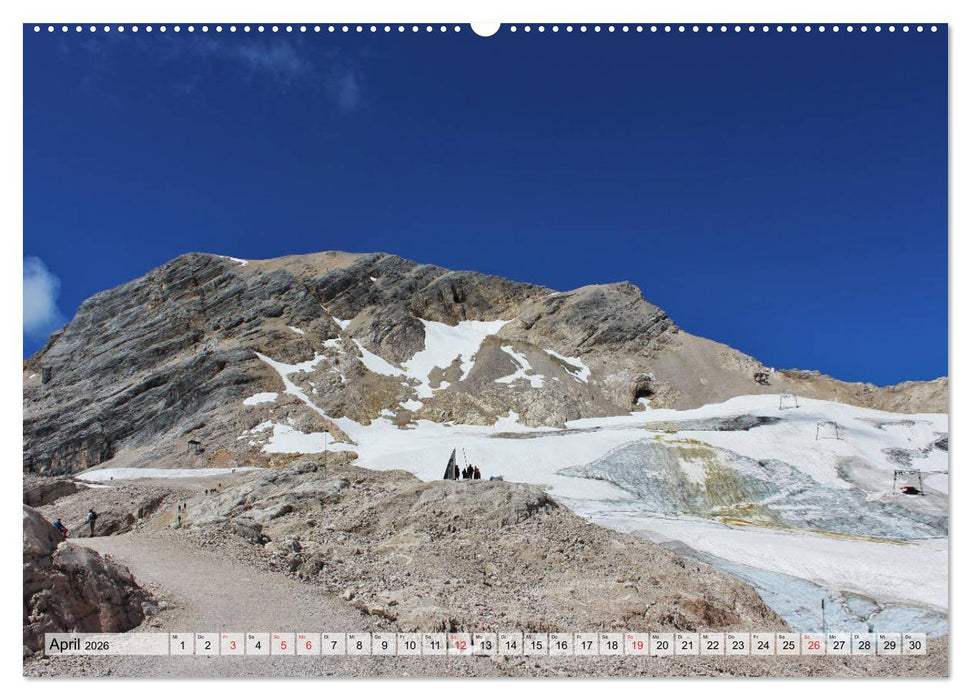 Zugspitze - Der höchste Berg Deutschlands (CALVENDO Premium Wandkalender 2026)