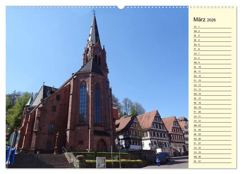 Calw erleben (CALVENDO Premium Wandkalender 2026)