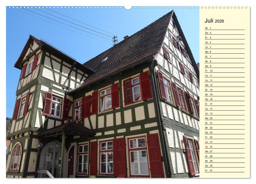 Calw erleben (CALVENDO Premium Wandkalender 2026)