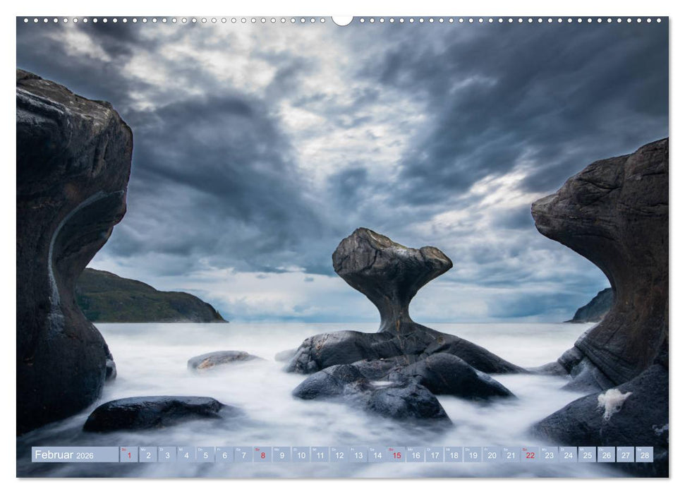 Wandern - In Norwegen und Schweden (CALVENDO Premium Wandkalender 2026)