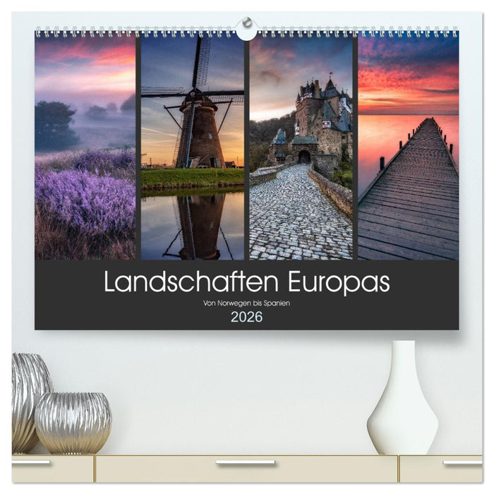 Landschaften Europas (CALVENDO Premium Wandkalender 2026)
