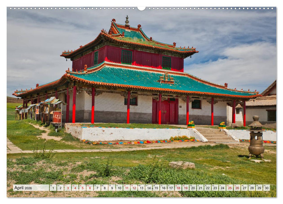Mongolei Endlose Weite (CALVENDO Premium Wandkalender 2026)