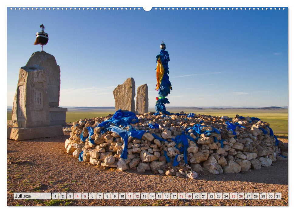 Mongolei Endlose Weite (CALVENDO Premium Wandkalender 2026)