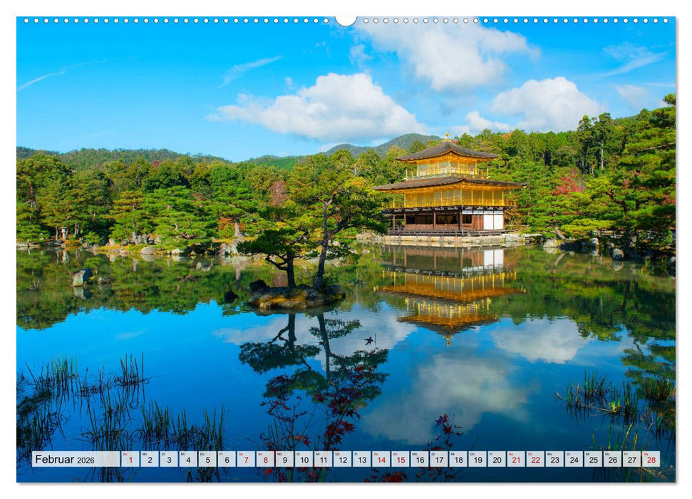 Exotische Bilderreise durch Japan (CALVENDO Premium Wandkalender 2026)