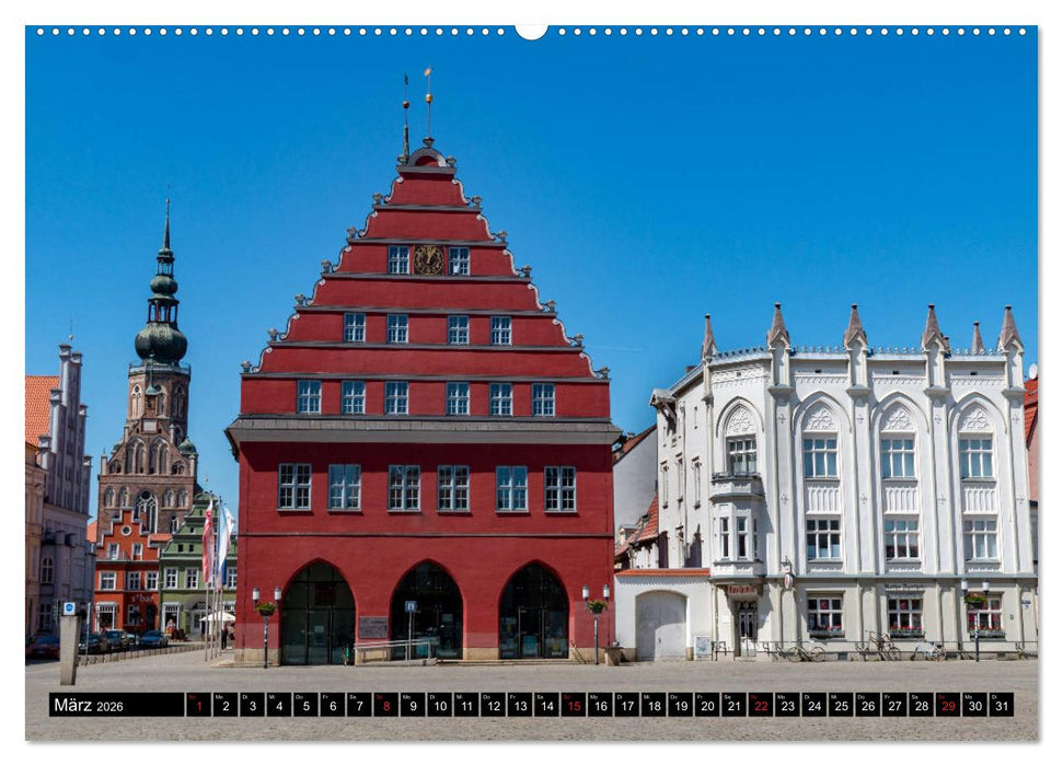 Greifswald, Bilder einer Stadt (CALVENDO Premium Wandkalender 2026)