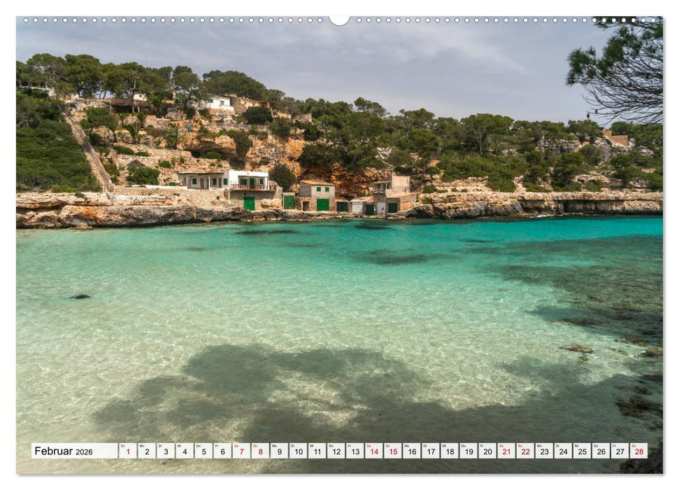 Traumstrände auf Mallorca (CALVENDO Premium Wandkalender 2026)