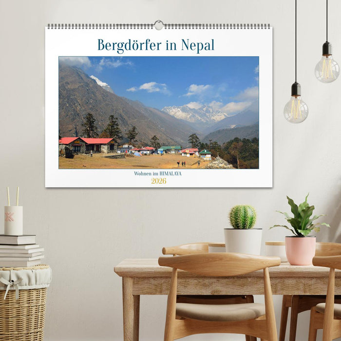 Wohnen im HIMALAYA (CALVENDO Wandkalender 2026)