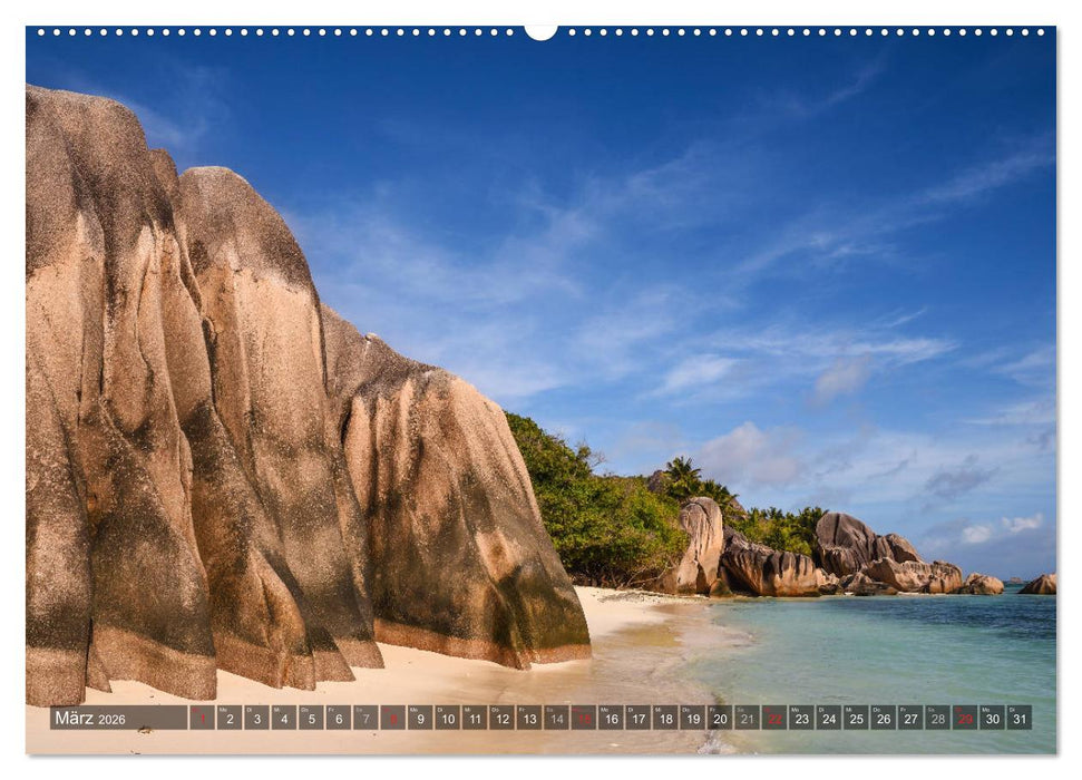 Seychellen - Das letzte Paradies auf Erden (CALVENDO Premium Wandkalender 2026)