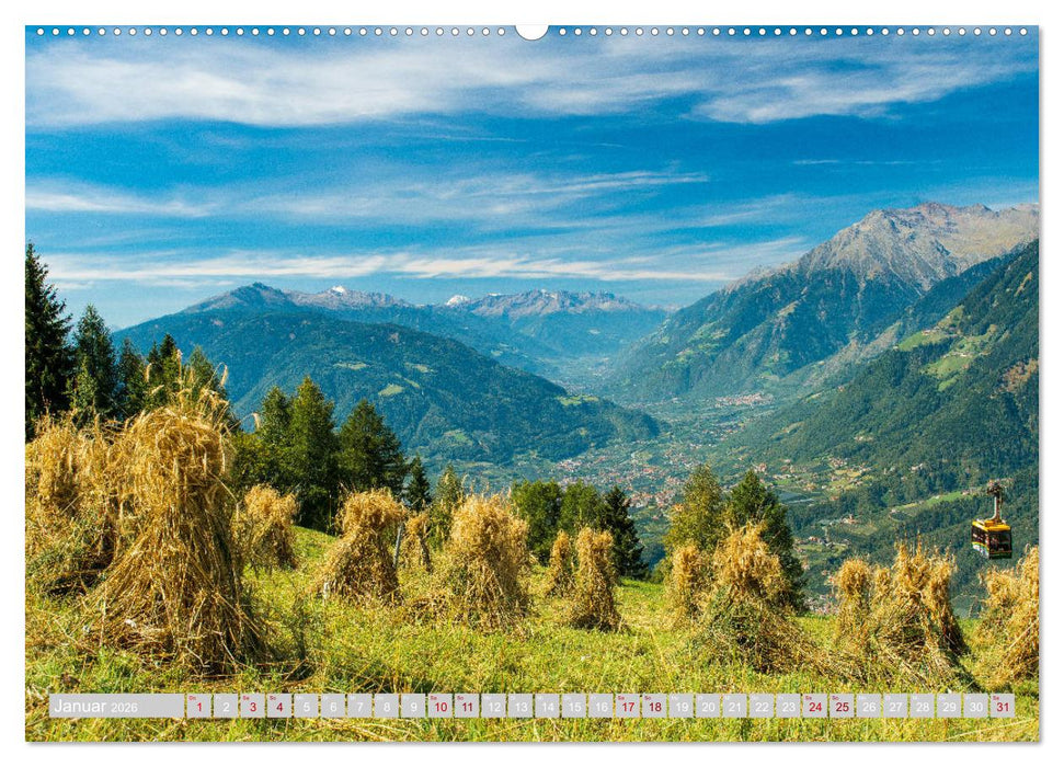Sommer - Sonne - Schenna (CALVENDO Premium Wandkalender 2026)