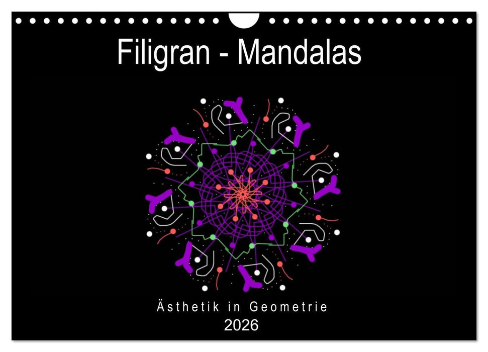 Filigran - Mandalas (CALVENDO Wandkalender 2026)