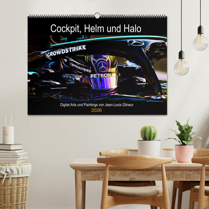Cockpit, Helm und Halo (CALVENDO Wandkalender 2026)