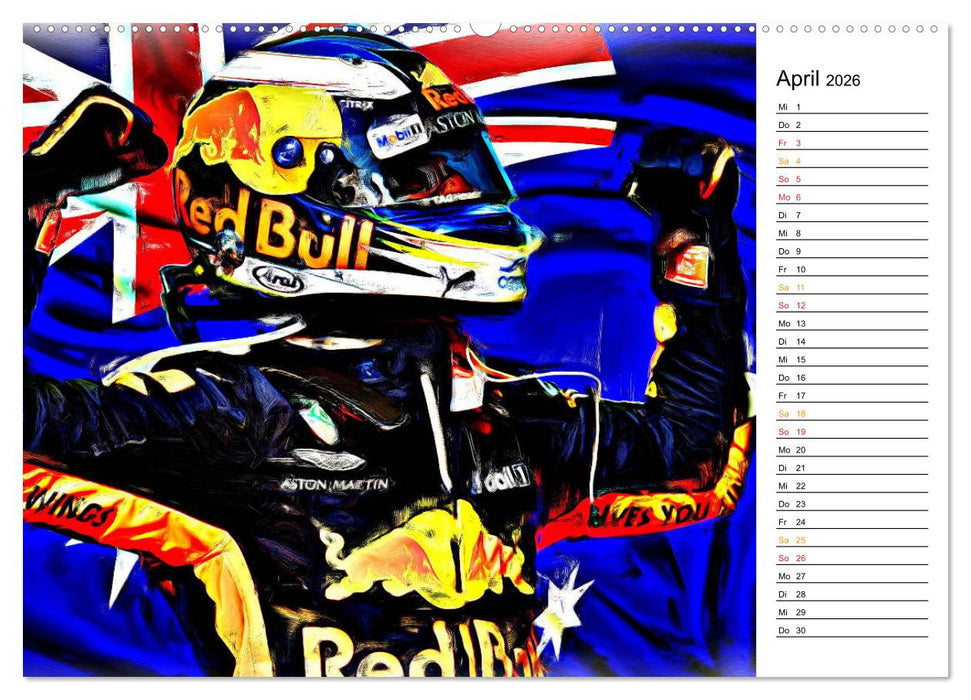 Cockpit, Helm und Halo (CALVENDO Wandkalender 2026)
