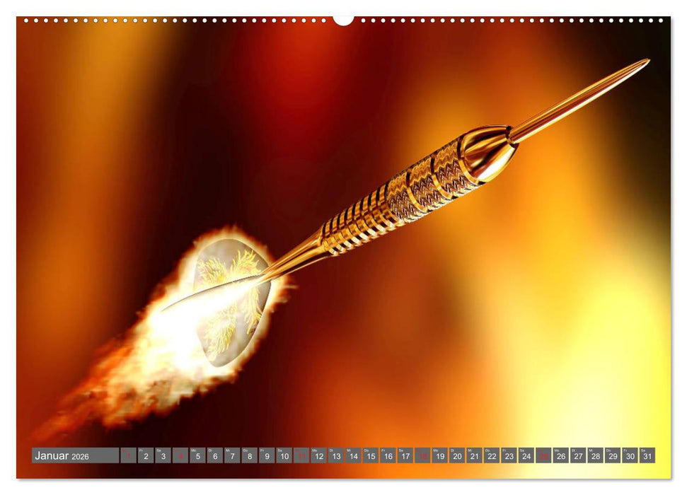 Darts. Konzentration - Sport - Spannung (CALVENDO Premium Wandkalender 2026)