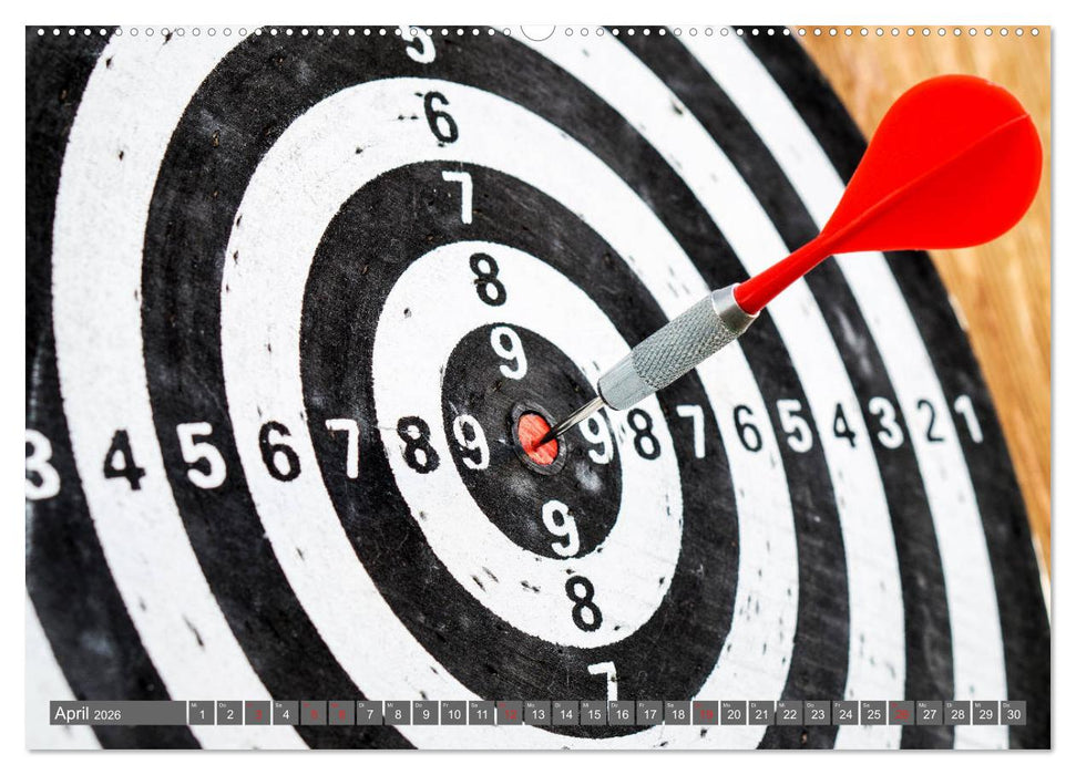 Darts. Konzentration - Sport - Spannung (CALVENDO Premium Wandkalender 2026)