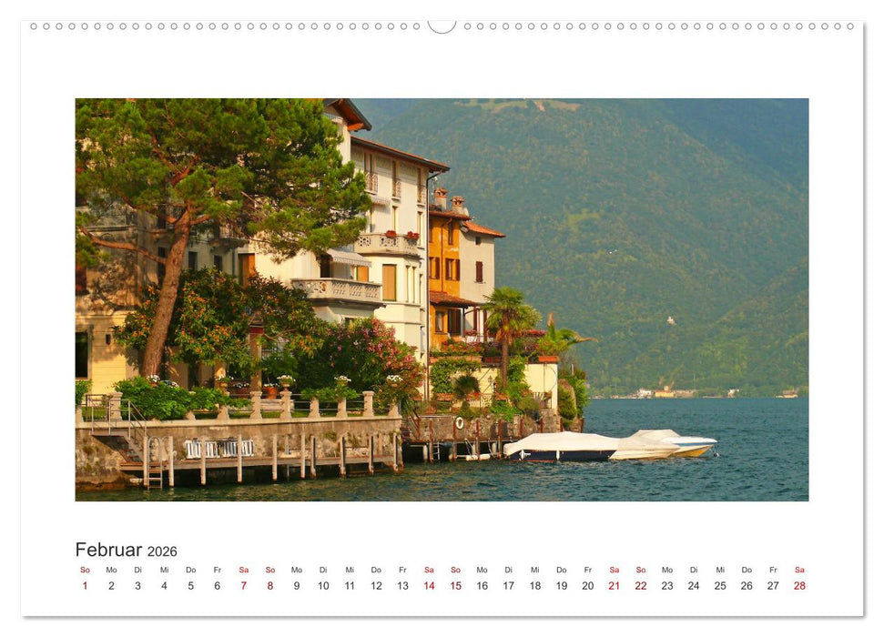 Valsolda. Malerische Dörfer am Luganer See (CALVENDO Premium Wandkalender 2026)