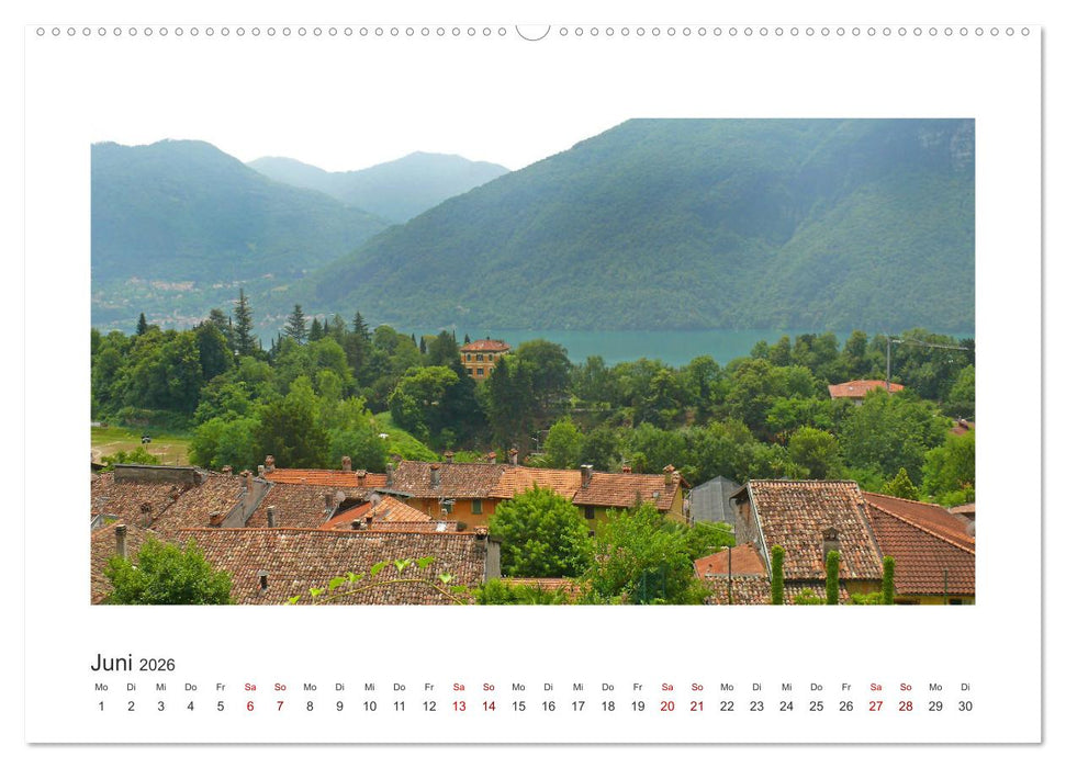 Valsolda. Malerische Dörfer am Luganer See (CALVENDO Premium Wandkalender 2026)