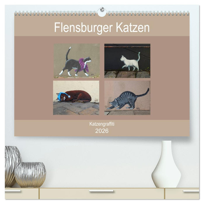 Flensburger Katzen (CALVENDO Premium Wandkalender 2026)