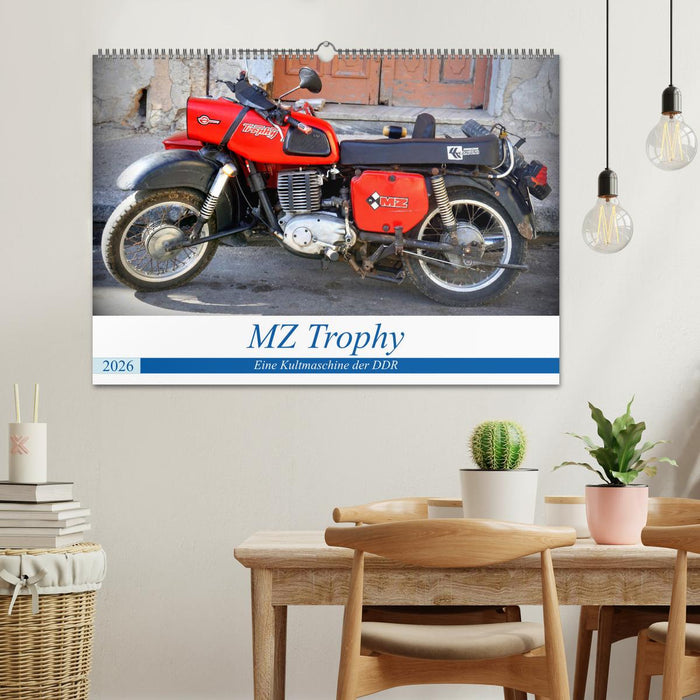 MZ Trophy - Eine Kultmaschine der DDR (CALVENDO Wandkalender 2026)