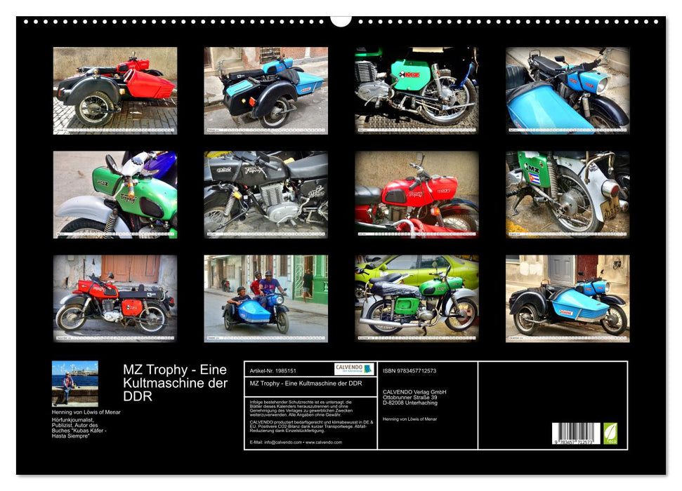 MZ Trophy - Eine Kultmaschine der DDR (CALVENDO Wandkalender 2026)