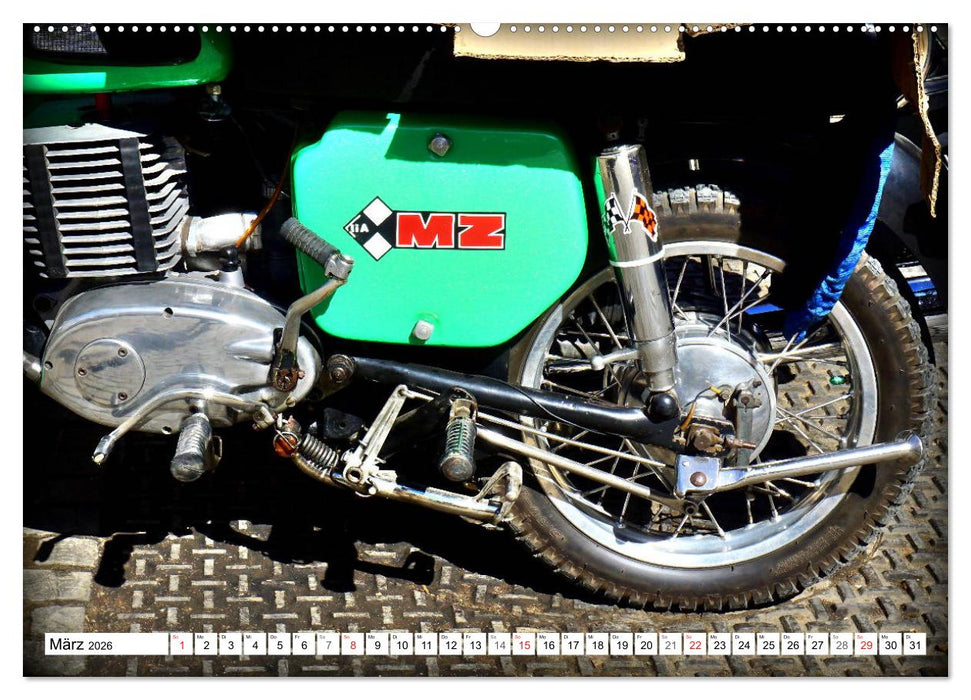 MZ Trophy - Eine Kultmaschine der DDR (CALVENDO Wandkalender 2026)