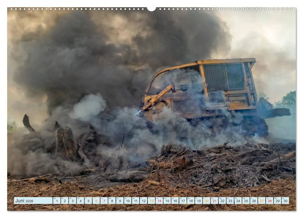 Bulldozer - bärenstarke Arbeitstiere (CALVENDO Premium Wandkalender 2026)