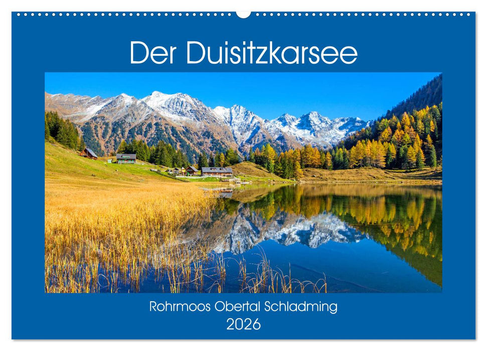 Der Duisitzkarsee (CALVENDO Wandkalender 2026)