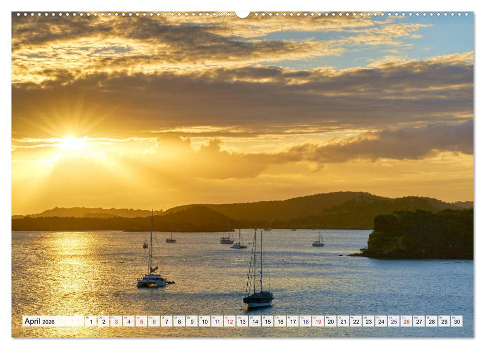 Inseln über dem Winde (CALVENDO Premium Wandkalender 2026)