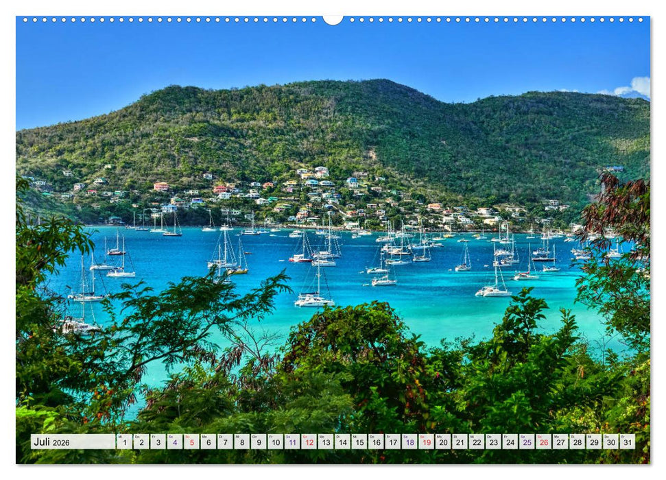 Inseln über dem Winde (CALVENDO Premium Wandkalender 2026)