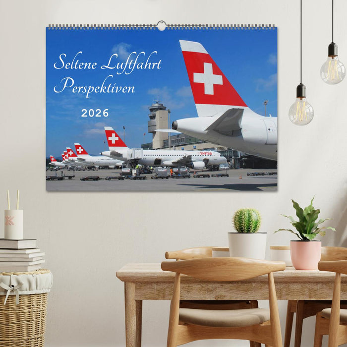 Seltene Luftfahrt Perspektiven (CALVENDO Wandkalender 2026)