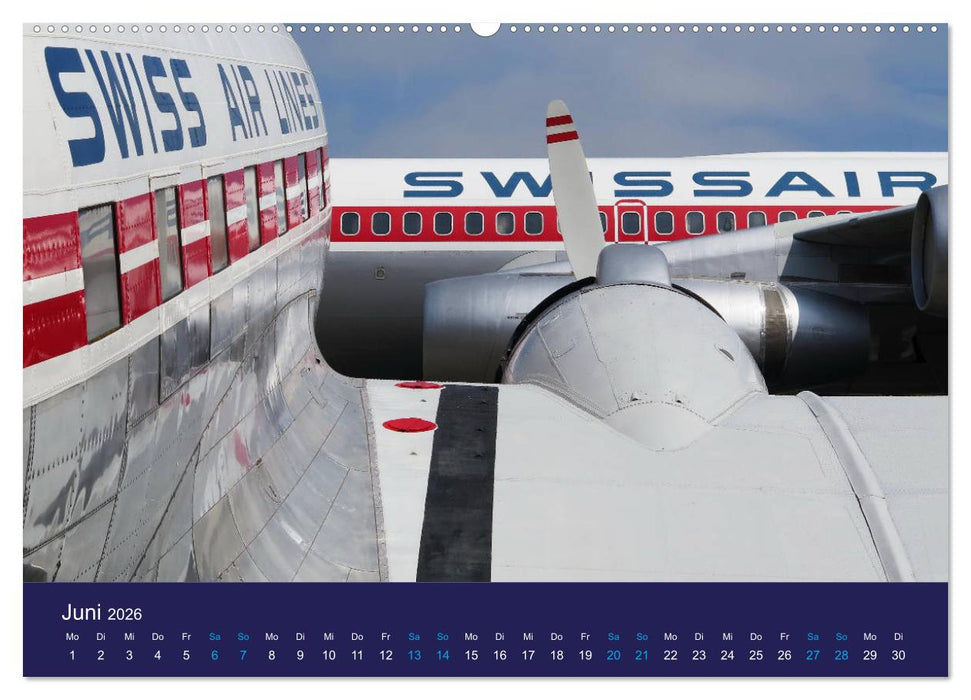 Seltene Luftfahrt Perspektiven (CALVENDO Wandkalender 2026)