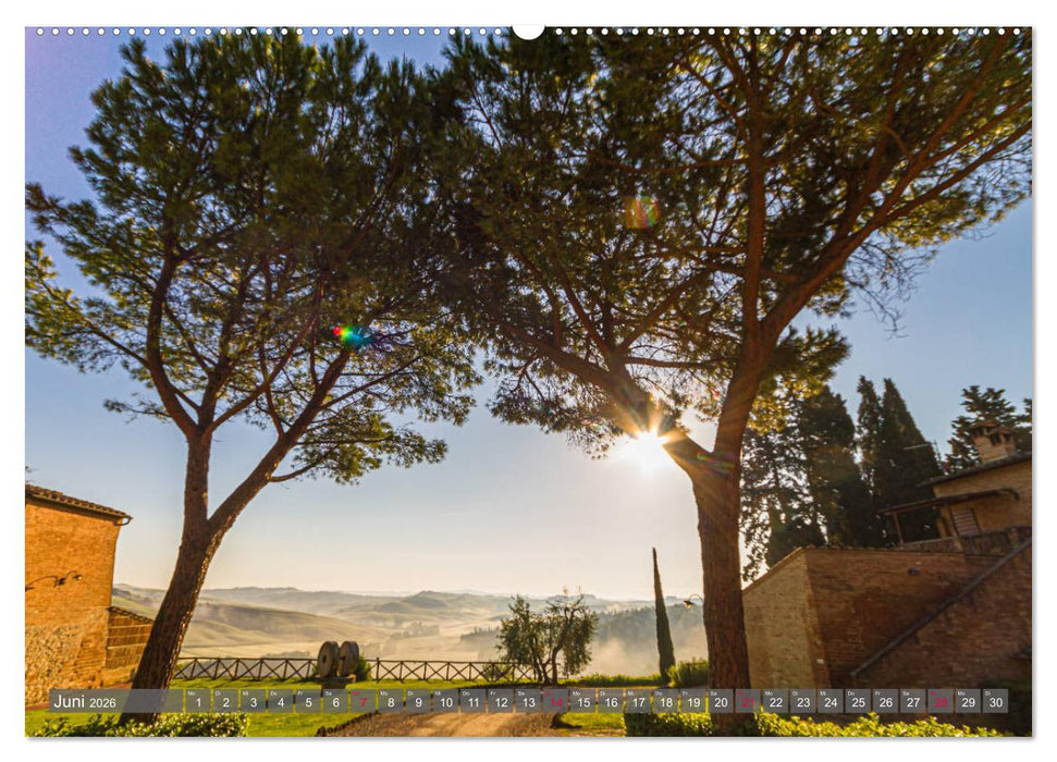 Impressionen toskanischer Landschaften (CALVENDO Wandkalender 2026)