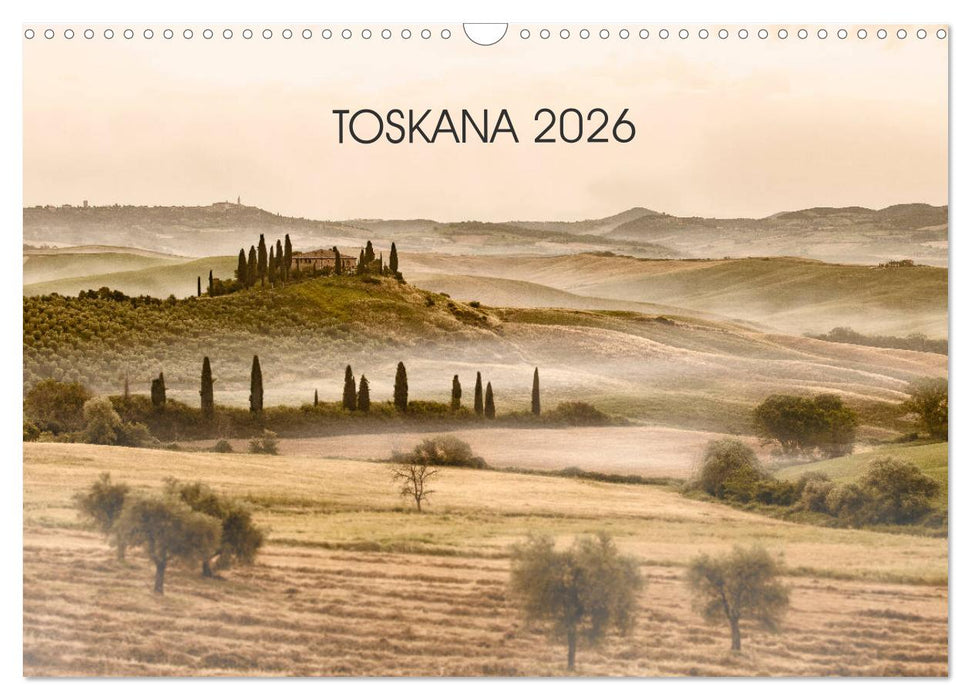 Toskana 2026 (CALVENDO Wandkalender 2026)