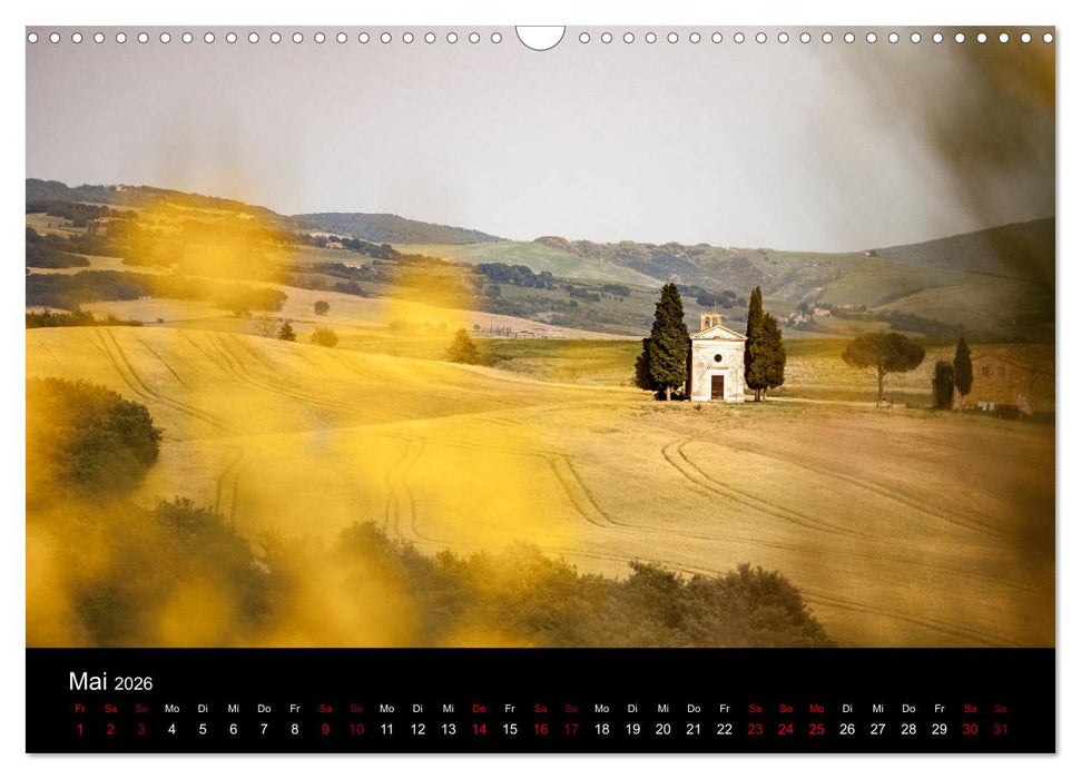 Toskana 2026 (CALVENDO Wandkalender 2026)