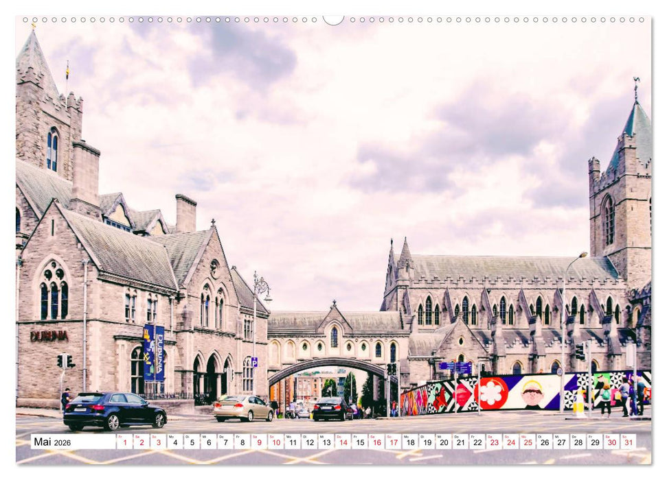 Dublin - Facettenreiche Metropole (CALVENDO Premium Wandkalender 2026)