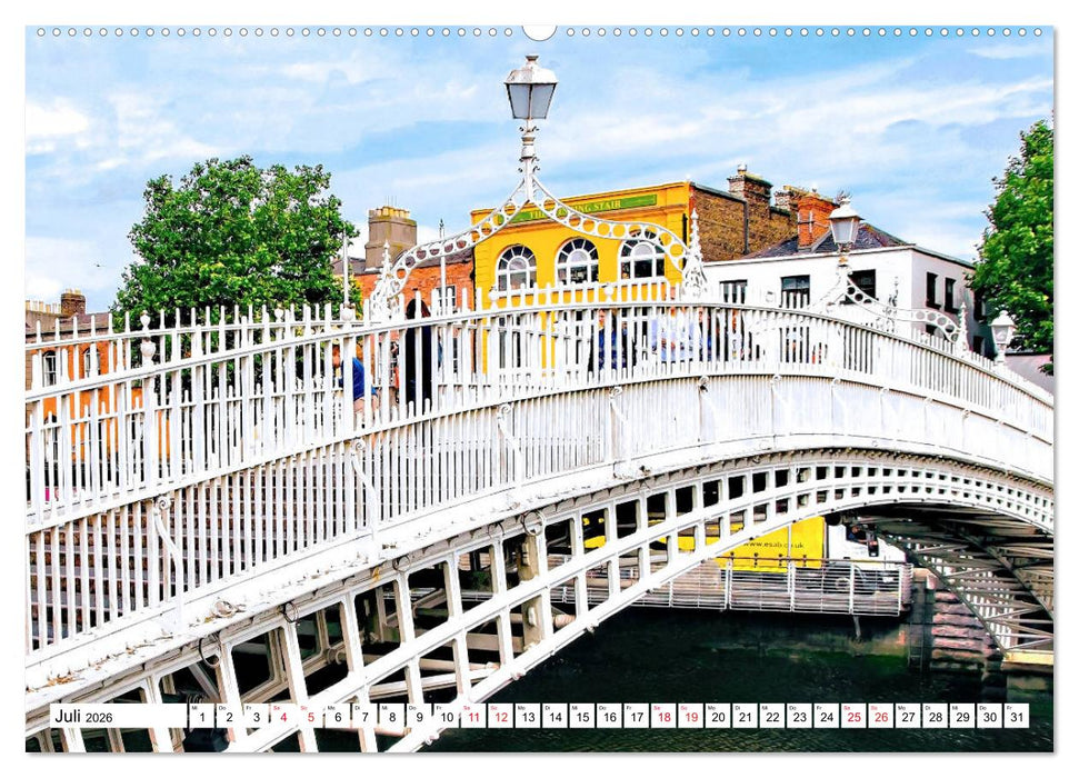 Dublin - Facettenreiche Metropole (CALVENDO Premium Wandkalender 2026)