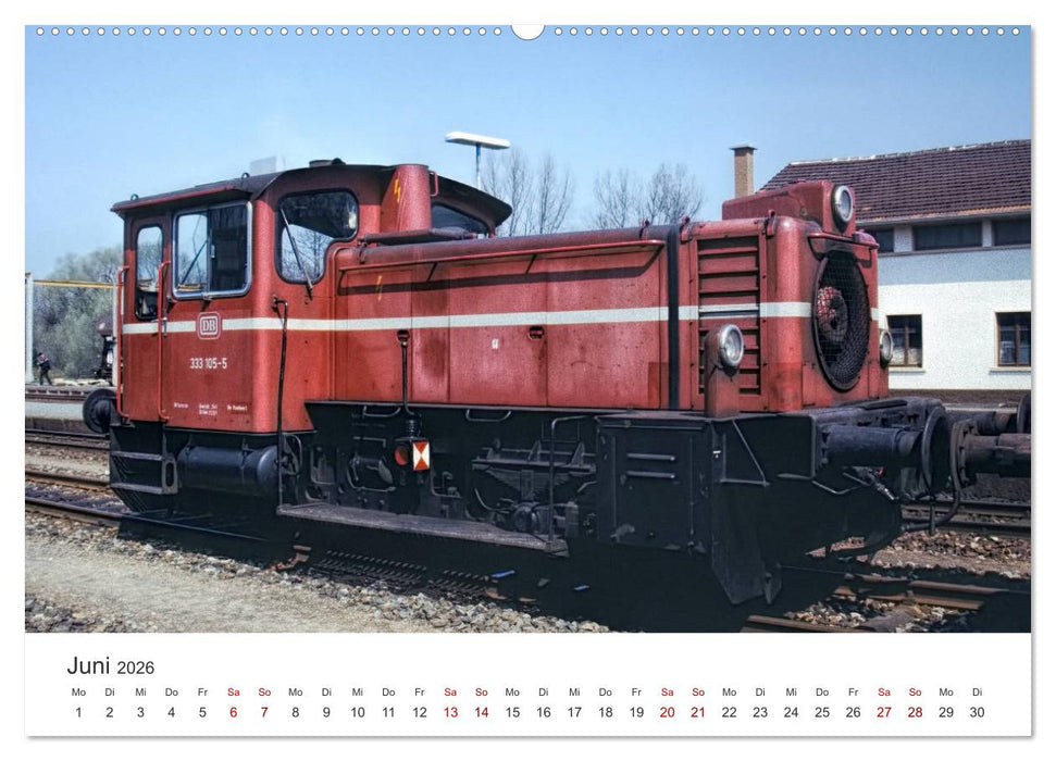 Deutsche Diesellokomotiven (CALVENDO Premium Wandkalender 2026)