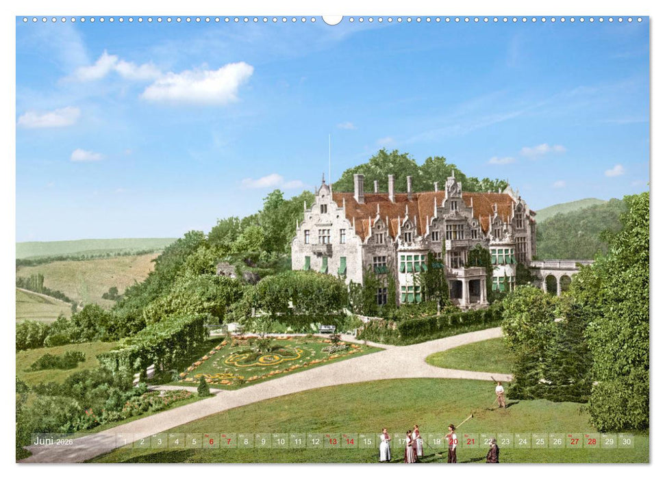 Thüringen um das Jahr 1900 – Fotos neu restauriert und detailcoloriert. (CALVENDO Premium Wandkalender 2026)