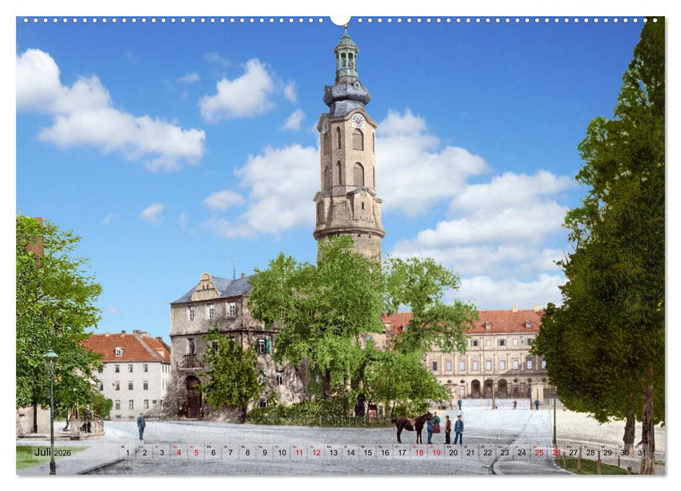 Thüringen um das Jahr 1900 – Fotos neu restauriert und detailcoloriert. (CALVENDO Premium Wandkalender 2026)