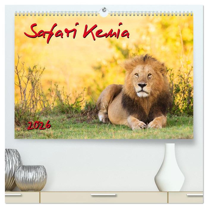 Safari Kenia (CALVENDO Premium Wandkalender 2026)