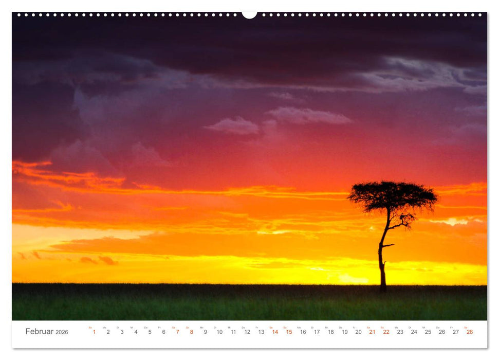 Safari Kenia (CALVENDO Premium Wandkalender 2026)